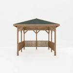 Thorpe 3m x 3m Gazebo With Vertical Rails - Rogey