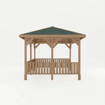 Thorpe 3m x 3m Gazebo With Vertical Rails - Rogey