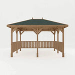 Thorpe 3m x 4m Gazebo With Vertical Rails - Rogey