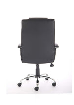 Thrift High Back Executive Black Leather Office Chair with Arms - Rogey