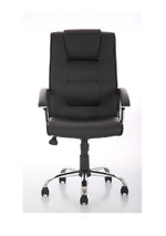 Thrift High Back Executive Black Leather Office Chair with Arms - Rogey