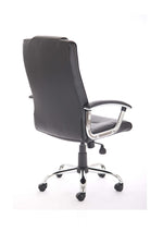 Thrift High Back Executive Black Leather Office Chair with Arms - Rogey