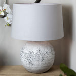 Tiber Large Stone Ceramic Lamp - Rogey