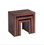 Toko Dark Mango Nest Of 3 Tables - Rogey