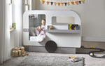 Tourer Caravan Bed - Vapor Grey And White - Rogey