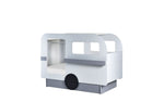 Tourer Caravan Bed - Vapor Grey And White - Rogey