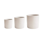 Valetta Ivory Terrazzo Planter Set of 3 - Rogey