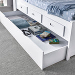 Veera White Guest Bed Single - Rogey