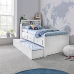 Veera White Guest Bed Single - Rogey