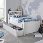 Veera White Guest Bed Single - Rogey