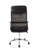 Vegalite High Mesh Back Black Executive Office Chair with Arms - Rogey