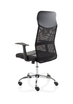 Vegalite High Mesh Back Black Executive Office Chair with Arms - Rogey