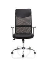 Vegalite High Mesh Back Black Executive Office Chair with Arms - Rogey