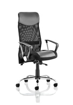 Vegas High Back Black Executive Office Chair with Arms - Rogey