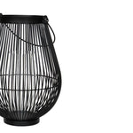 Venere Lantern with Glass Insert Black H34cm W26cm - Rogey