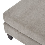 Vesper Taupe Ottoman Foot Stool - Rogey