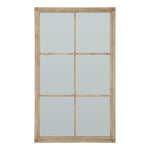 Washed Wood Large Window Mirror - Rogey