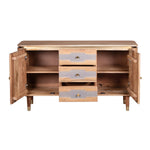 Wilton Acacia Wood 2 Doors 3 Drawers Sideboard - Rogey