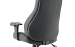 Winsor Medium Back Executive Black Leather Office Chair with Arms - Rogey