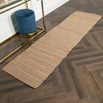 Woven Stripe Jute Runner Rug (60 x 230cm) - Rogey