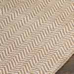 Zig Zag Jute Runner Rug (60 x 230cm) - Rogey