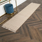 Zig Zag Jute Runner Rug (60 x 230cm) - Rogey