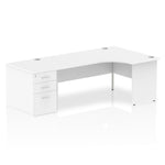 Impulse Panel End Crescent Desk Workstation - Rogey